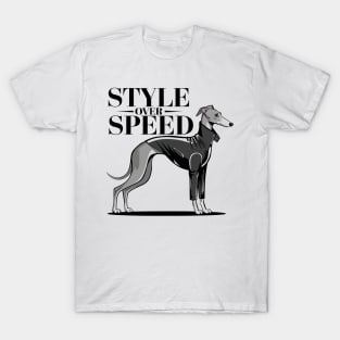 Style Over Speed – Elegant Italian Greyhound T-Shirt